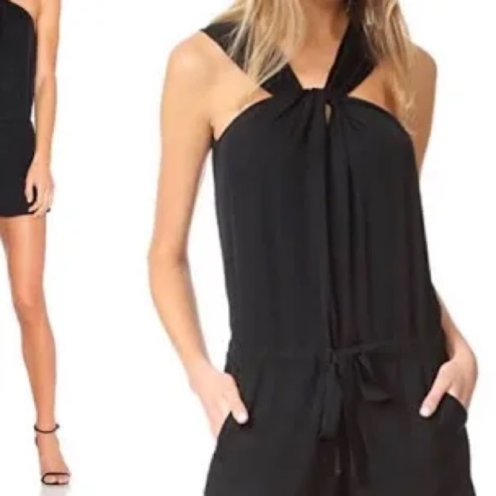 Rag And Bone Black Halter Neck Romper